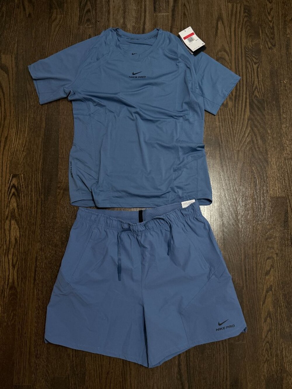 Nike Pro Matching Training Set – Blue/Slate – Brand New w/ Tags Mens Size L